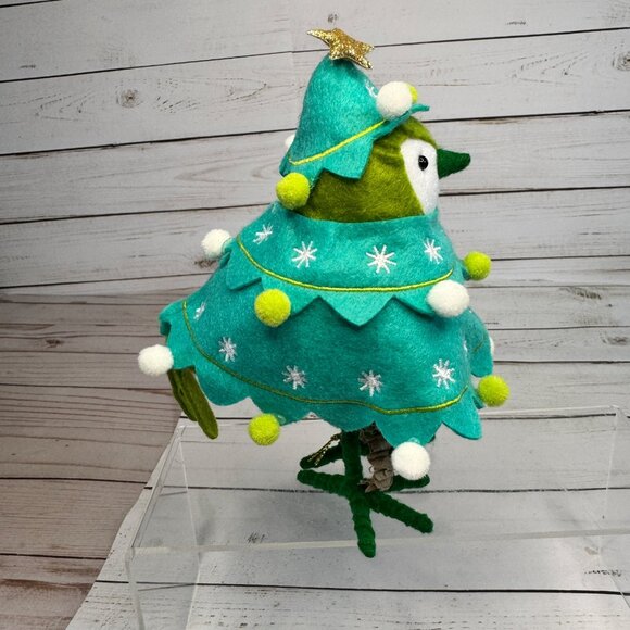 Sparkles 2024 Christmas Wondershop Featherly Friends Fabric Christmas Tree Gift - Picture 2 of 6